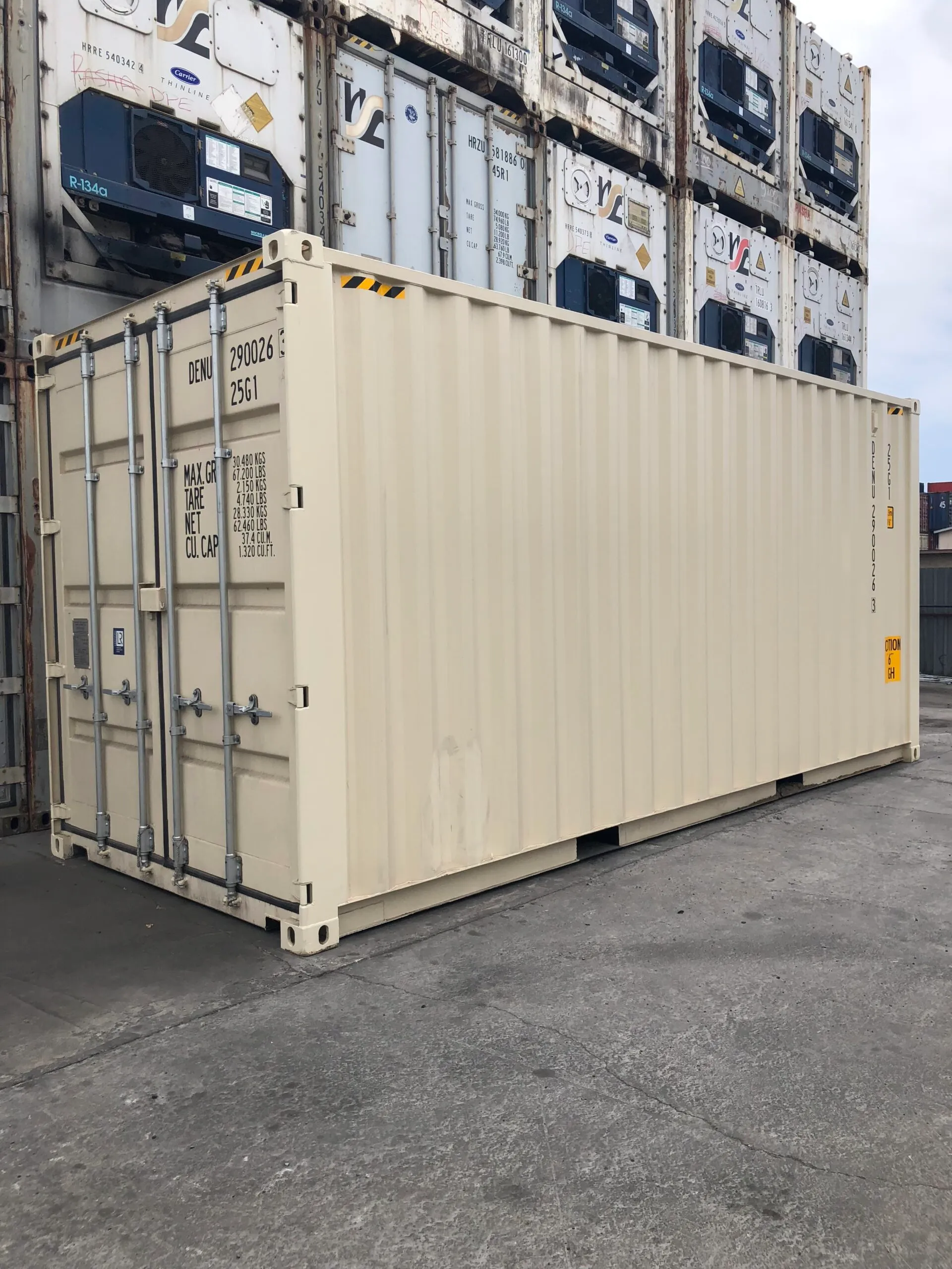 20ft Shipping Containers with Doors on Both Ends