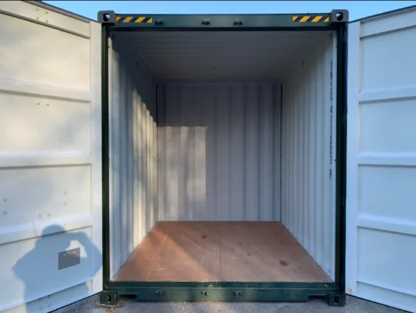 10ft green High Cube shipping container - Image 7