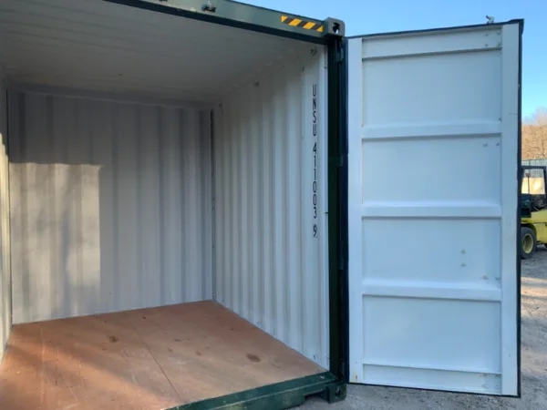 10ft green High Cube shipping container - Image 6